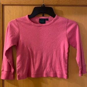 Mini Boden Long Sleeved Pink Top Size 5-6